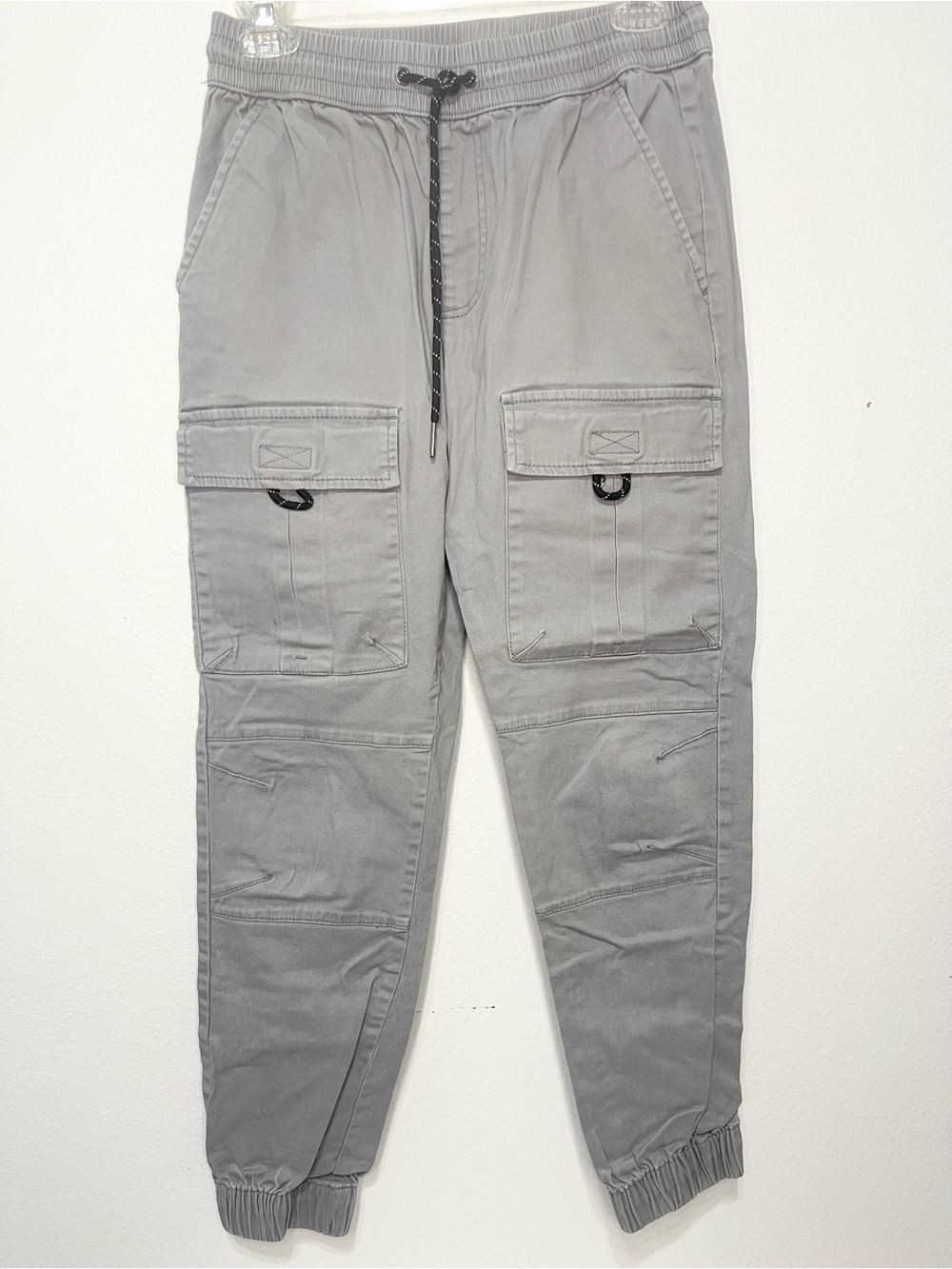 Ring of Fire Gray Cargo Jogger Pants Waist 14”-16” Inseam 28”